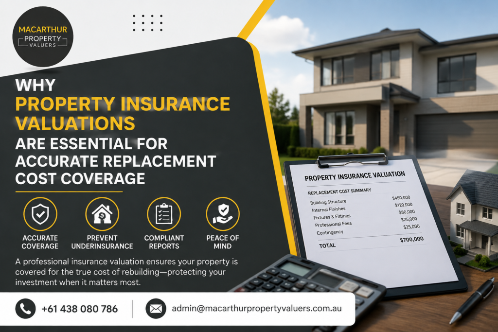 Insurance Valuations in Macarthur 